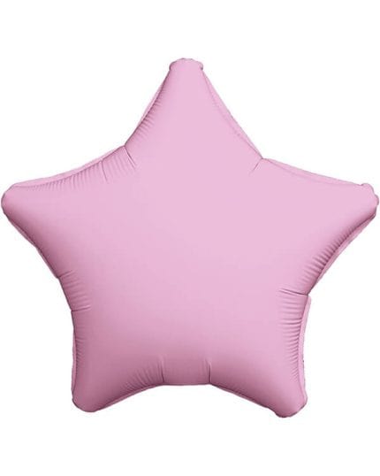 Звезда Розовый Сатин 46см