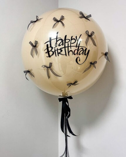 Стеклянный шар с бантиками