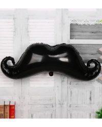 15705_Шар_(35_89_см)_Фигура_Усы_Черный_1_шт_1