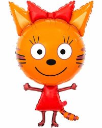 401116_Шар_(34_86_см)_Фигура_Три_Кота_Карамелька_1_шт_в_упак