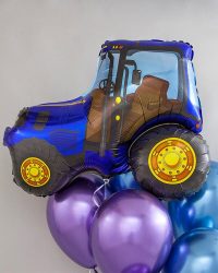 901681A_Шар_(37_94_см)_Фигура_Трактор_Синий_1_шт_1